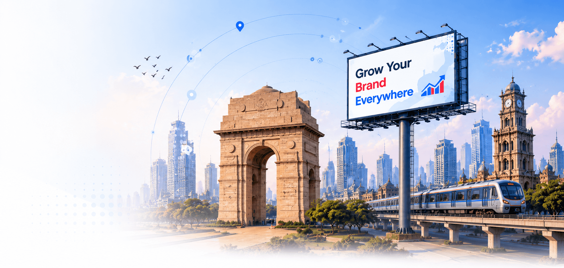 Ad Space Marketplace Hero Background
